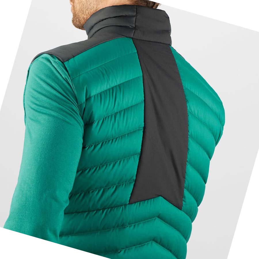 Chaquetas Salomon ESSENTIAL XWARM DOWN INSULATED Hombre Verdes | MX 3316DFM